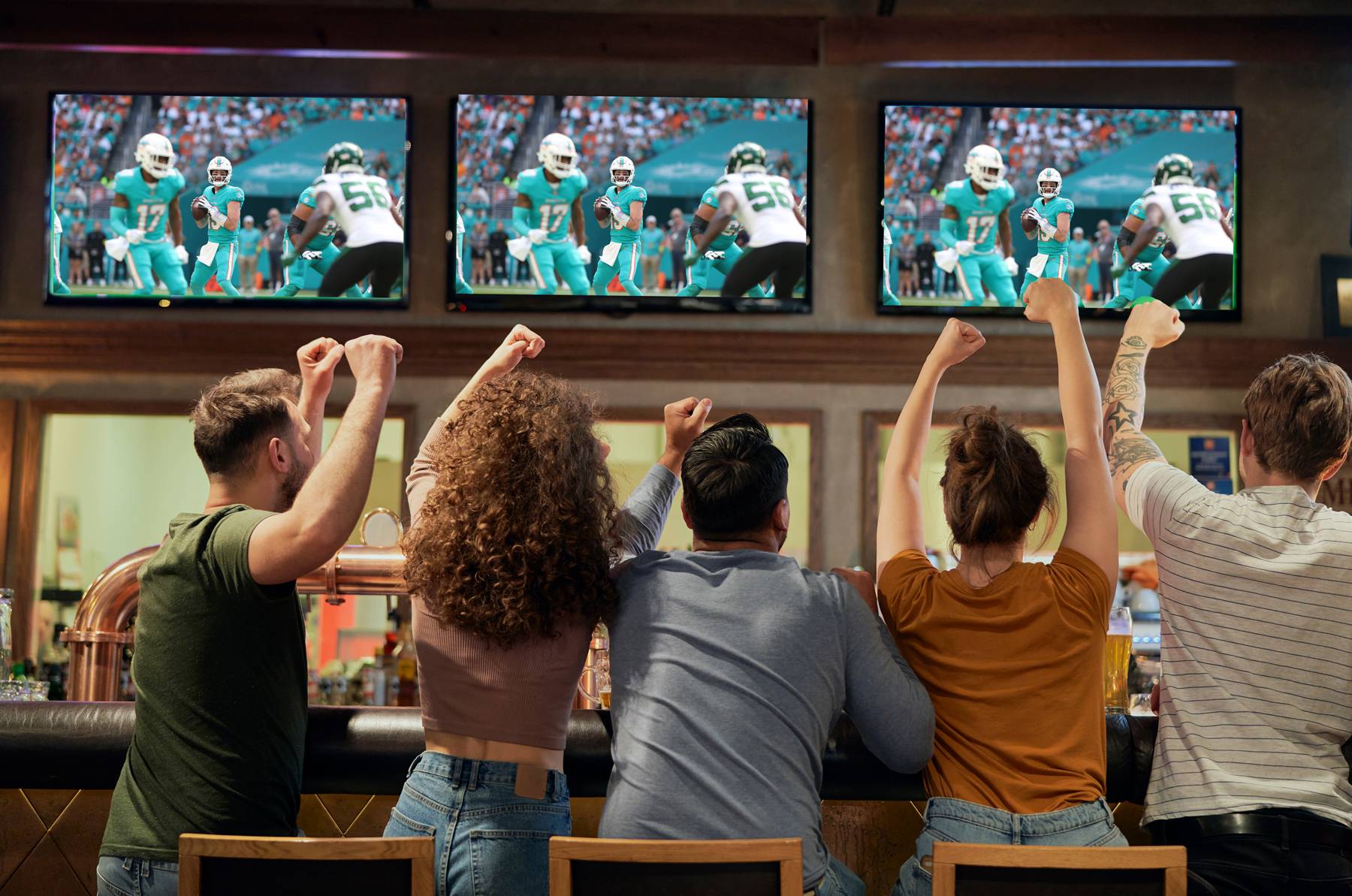 Football at Mulligans Beach House